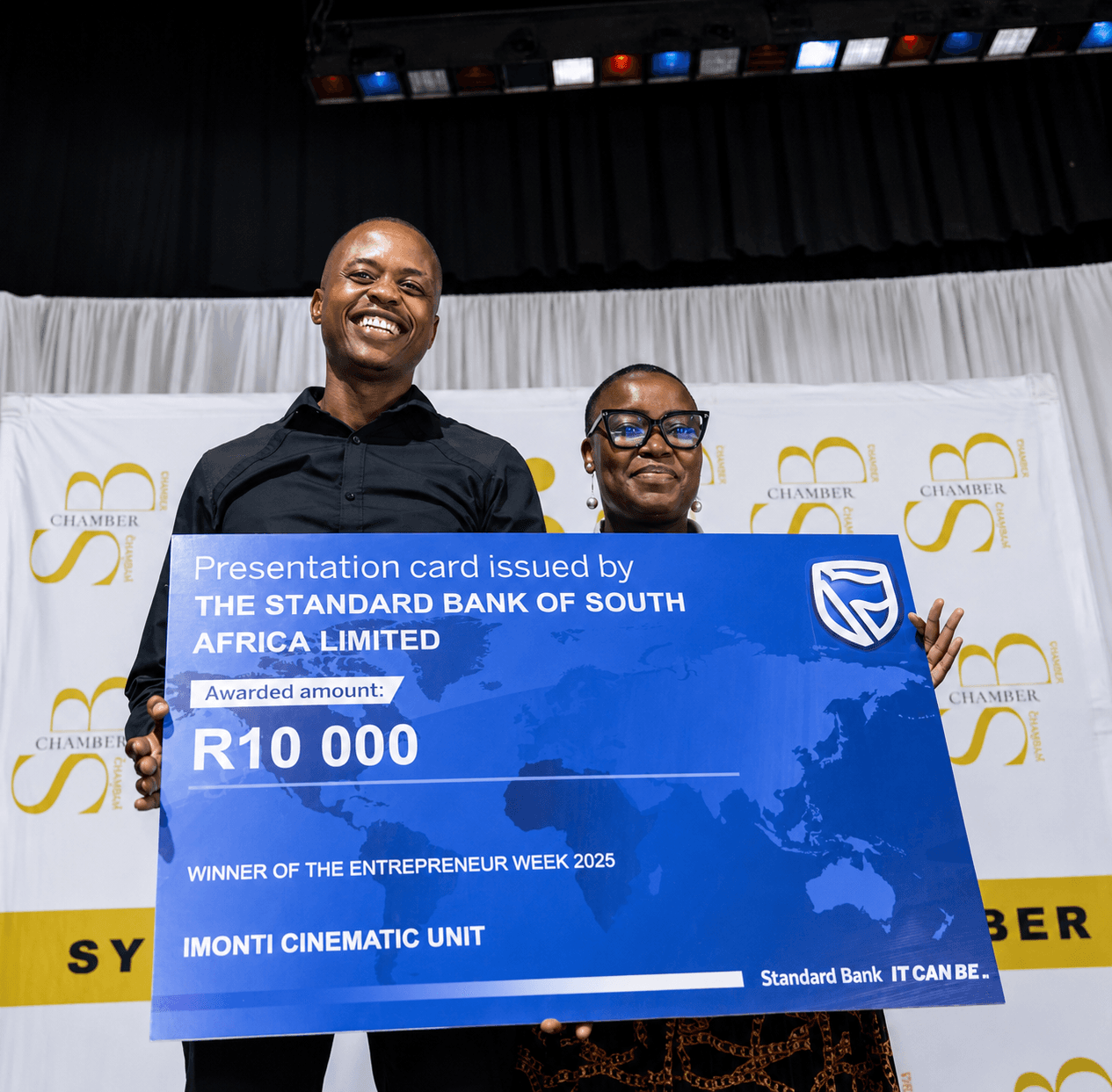 Standard Bank Entrepreneur Week award presentation