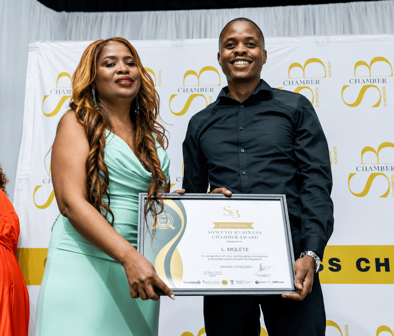 Symphony Business Chamber award presentation
